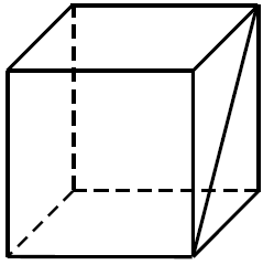 Объем куба равен 3 3 найти диагональ. Диагональ грани Куба. Диагональ боковой грани Куба. Грани Куба по диагонали. Диагональ грани в Кубе.